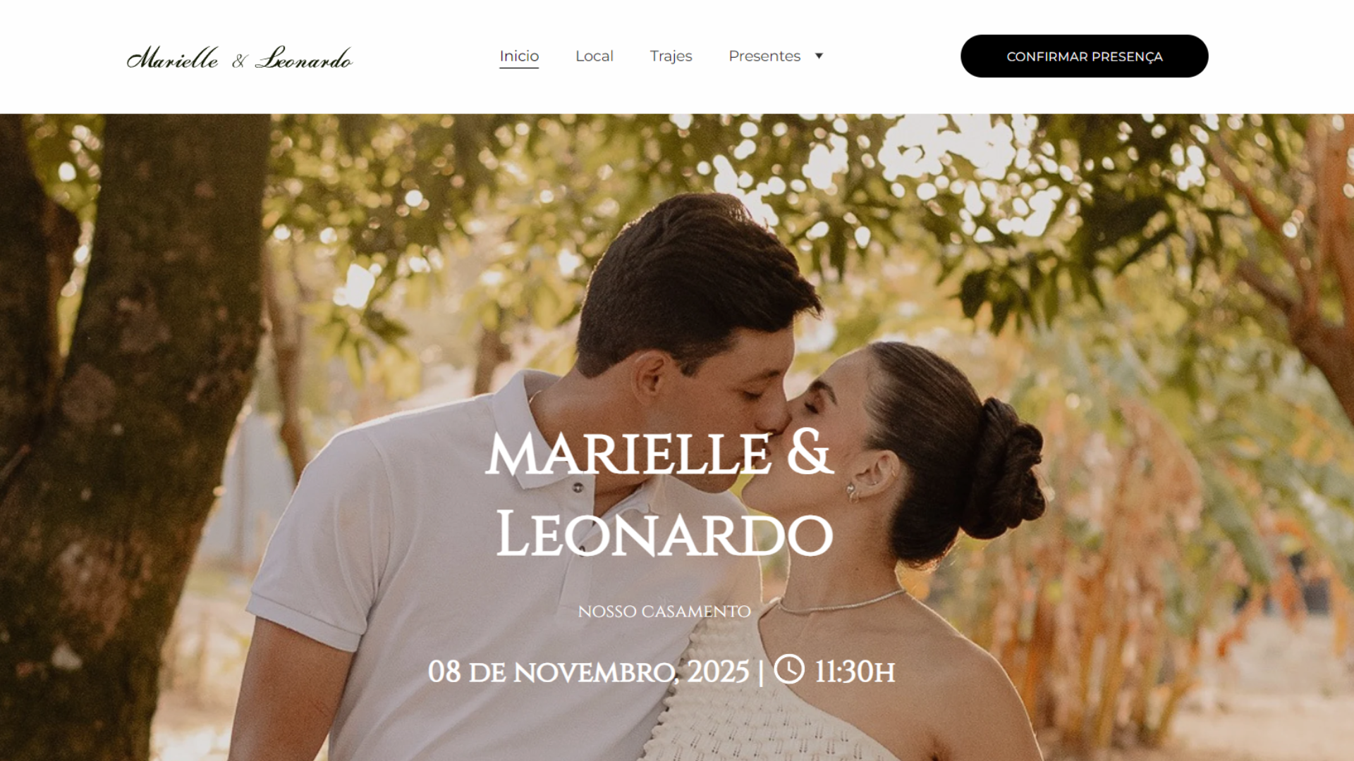 Site de Casamento
